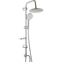 Shower Column With Hand Attachment And Soap Dish Chrome | Adexa 022