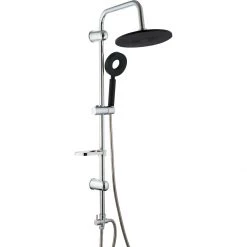 Shower Column With Hand Attachment And Soap Dish Chrome | Adexa 053