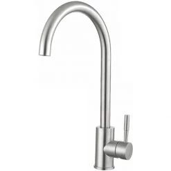 Kitchen Sink Mixer Tap Single Lever Stainless Steel | Adexa 3047003