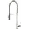Kitchen Sink Mixer Tap Pullout Spray Spout Single Lever Stainless Steel | Adexa 3047109