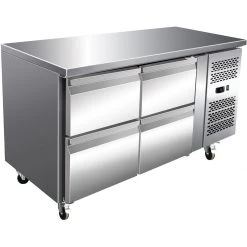 Commercial Refrigerated Counter 4 Drawers Depth 700mm | Adexa 4DRG21V