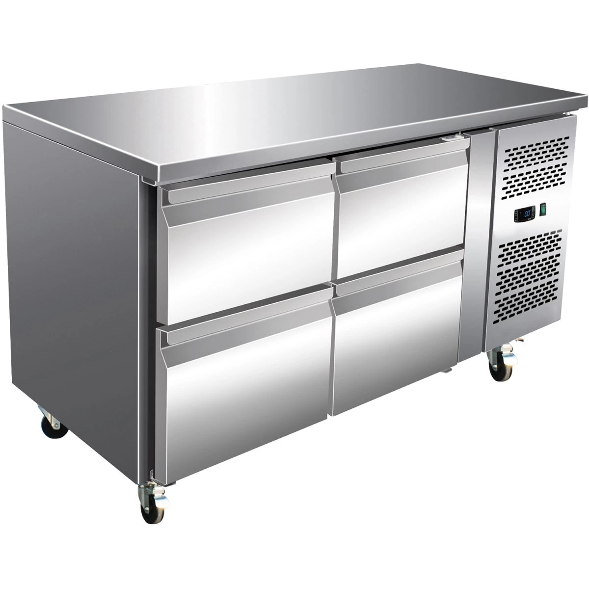 Commercial Refrigerated Counter 4 Drawers Depth 700mm | Adexa 4DRG21V 1 Commercial Refrigerated Counter 4 Drawers Depth 700mm | Adexa 4DRG21V