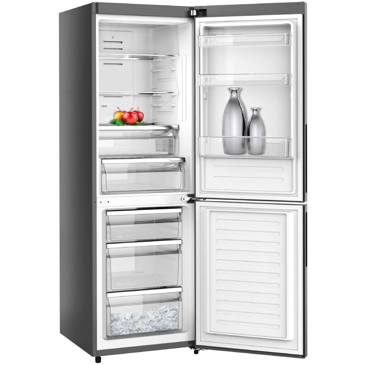 Commercial Fridge & Freezer Combination Upright Cabinet 326 Litres Stainless Steel Single Door | Adexa AX338NRW 2 Commercial Fridge & Freezer Combination Upright Cabinet 326 Litres Stainless Steel Single Door | Adexa AX338NRW - Image 2