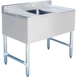 Commercial Bar Sink 1 Bowl Middle 914x477x838mm | Adexa BAR1B36LR