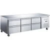 Professional Low Refrigerated Counter / Chef Base 6 Drawers 1795x700x650mm | Adexa BASE31D6