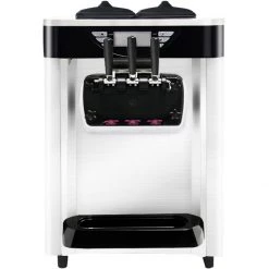 Three Flavour Soft Serve Ice Cream & Frozen Yoghurt Machine With Air Pump Function 18-20L/H | Adexa BJH219SE