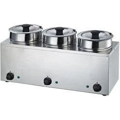Bain Marie 3 Hot Pots 3x3.5 Litres | Adexa BMP43