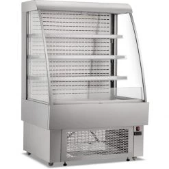 Wall Cabinet Multi Deck Refrigerator Night Curtain 380 Litres Stainless Steel | Adexa CF380