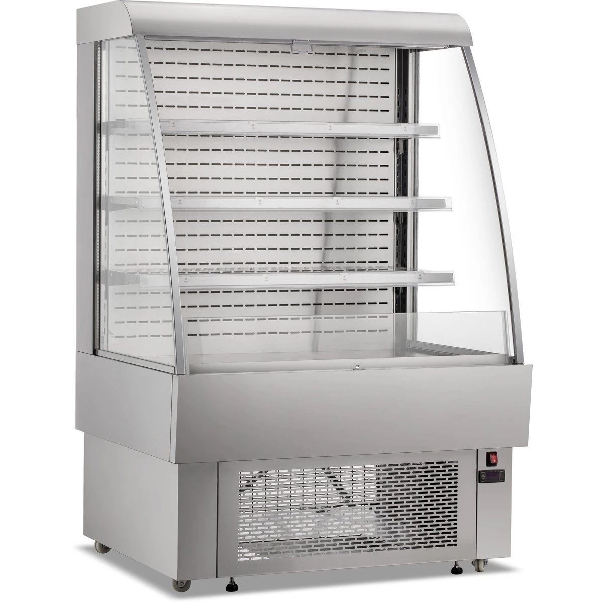 Wall Cabinet Multi Deck Refrigerator Night Curtain 380 Litres Stainless Steel | Adexa CF380 1 Wall Cabinet Multi Deck Refrigerator Night Curtain 380 Litres Stainless Steel | Adexa CF380