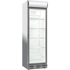 Commercial Bottle Cooler Upright 382 Litres Fan Assisted Cooling Hinged Glass Door In | Adexa CL380SDCP