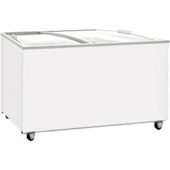 Commercial Display Chest Freezer Curved Sliding Glass Lid 393 Litres | Adexa CL400DAC