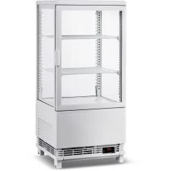 Countertop Display Fridge 68 Litres 3 Shelves White 1 Flat Door | Adexa CL68W