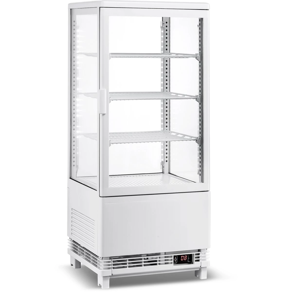 Countertop Display Fridge 78 Litres 3 Shelves White 1 Flat Door | Adexa CL78W 1 Countertop Display Fridge 78 Litres 3 Shelves White 1 Flat Door | Adexa CL78W