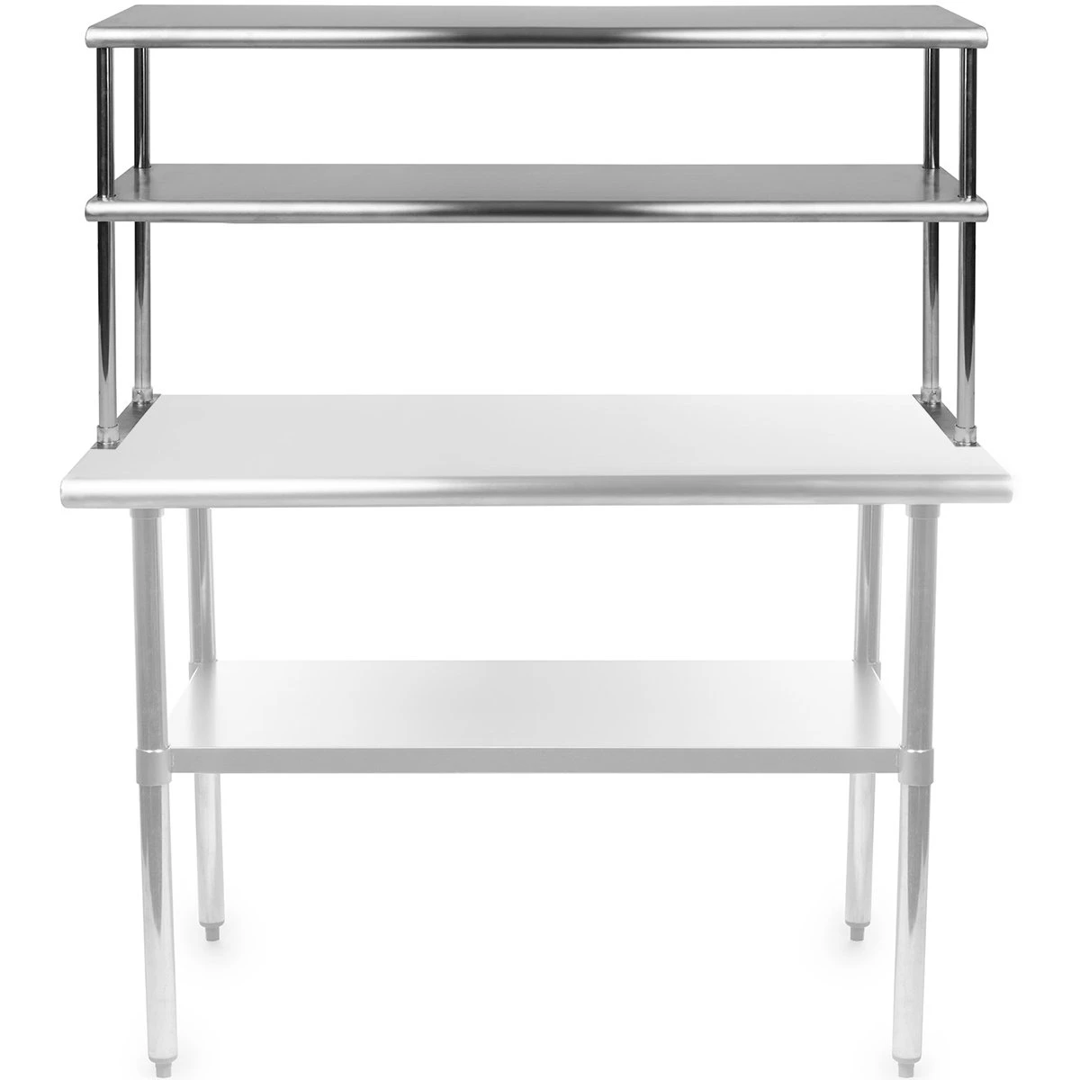 Double Tier Overshelf Stainless Steel 1500x300x800mm | Adexa DOS300X1500 2 Double Tier Overshelf Stainless Steel 1500x300x800mm | Adexa DOS300X1500 - Image 2