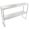 Double Tier Overshelf Stainless Steel 1500x300x800mm | Adexa DOS300X1500