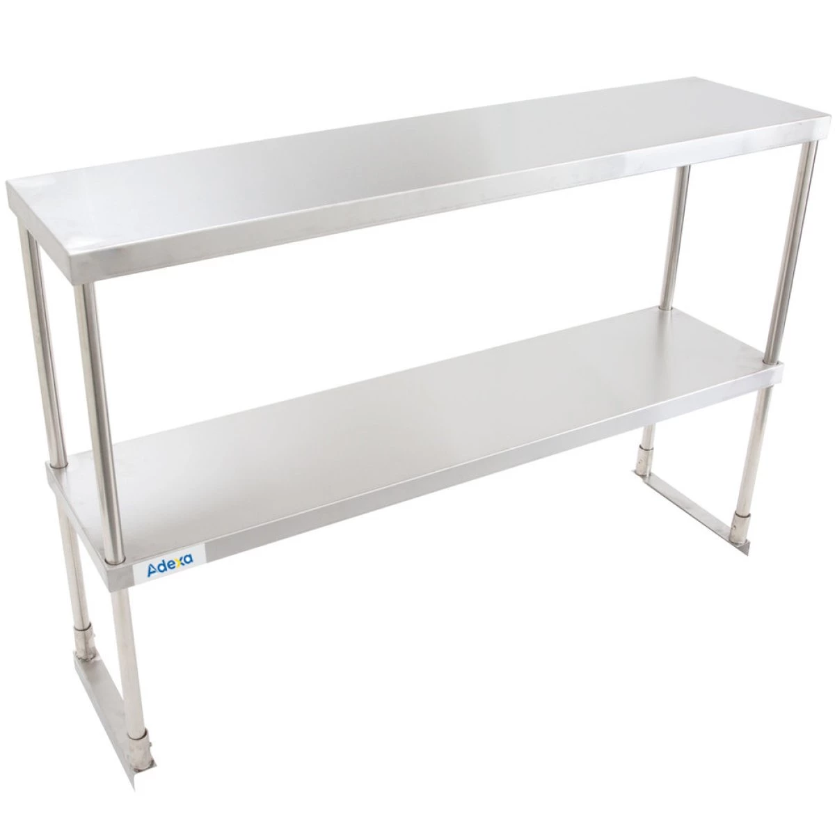 Double Tier Overshelf Stainless Steel 1500x300x800mm | Adexa DOS300X1500 1 Double Tier Overshelf Stainless Steel 1500x300x800mm | Adexa DOS300X1500