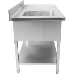 Commercial Sink Stainless Steel 1 Bowl Left Bottom Shelf Splashback 1000mm Depth 600mm | Adexa THSTR106BL1 9 Commercial Sink Stainless Steel 1 Bowl Left Bottom Shelf Splashback 1000mm Depth 600mm | Adexa THSTR106BL1 -Adexa Sales DSAL 3 1200x1200 1