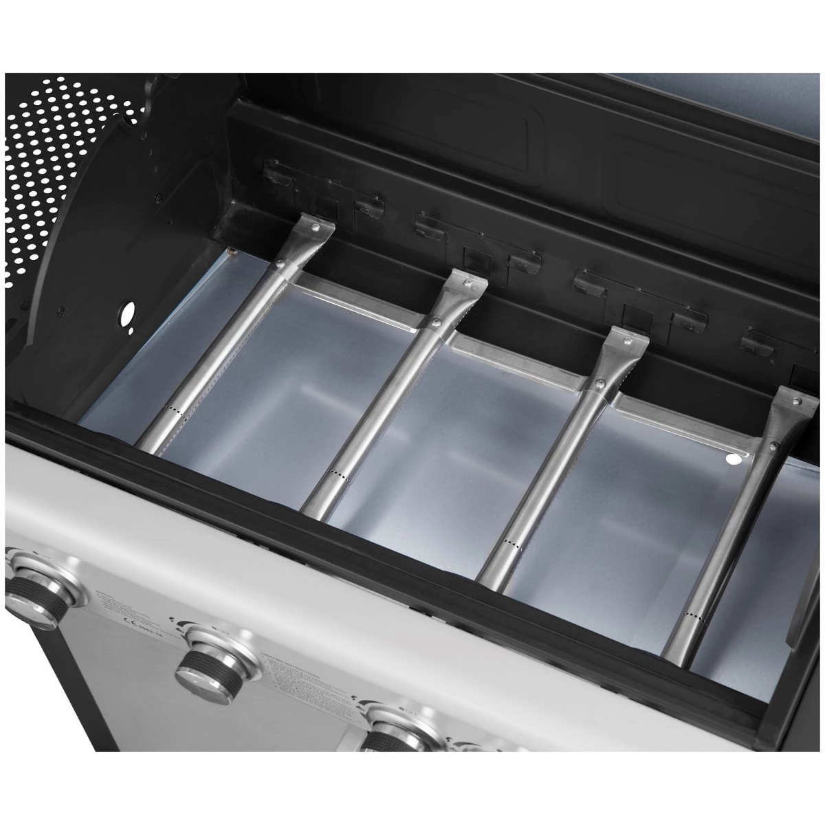 Stainless Steel Gas BBQ Grill With 4 Burners & Side Trays | Adexa E20A22A24 4 Stainless Steel Gas BBQ Grill With 4 Burners & Side Trays | Adexa E20A22A24 - Image 4