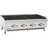 Professional Natural Gas Chargrill 4 Burners 30kW | Adexa ECB48S