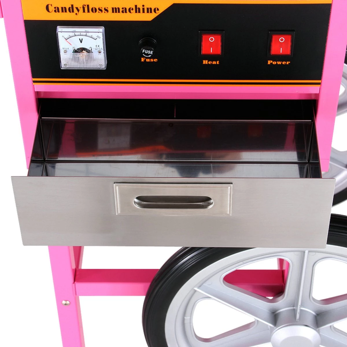 Candy Floss Machine With Cart 80pcs/hr | Adexa ECF520C 3 Candy Floss Machine With Cart 80pcs/hr | Adexa ECF520C - Image 3