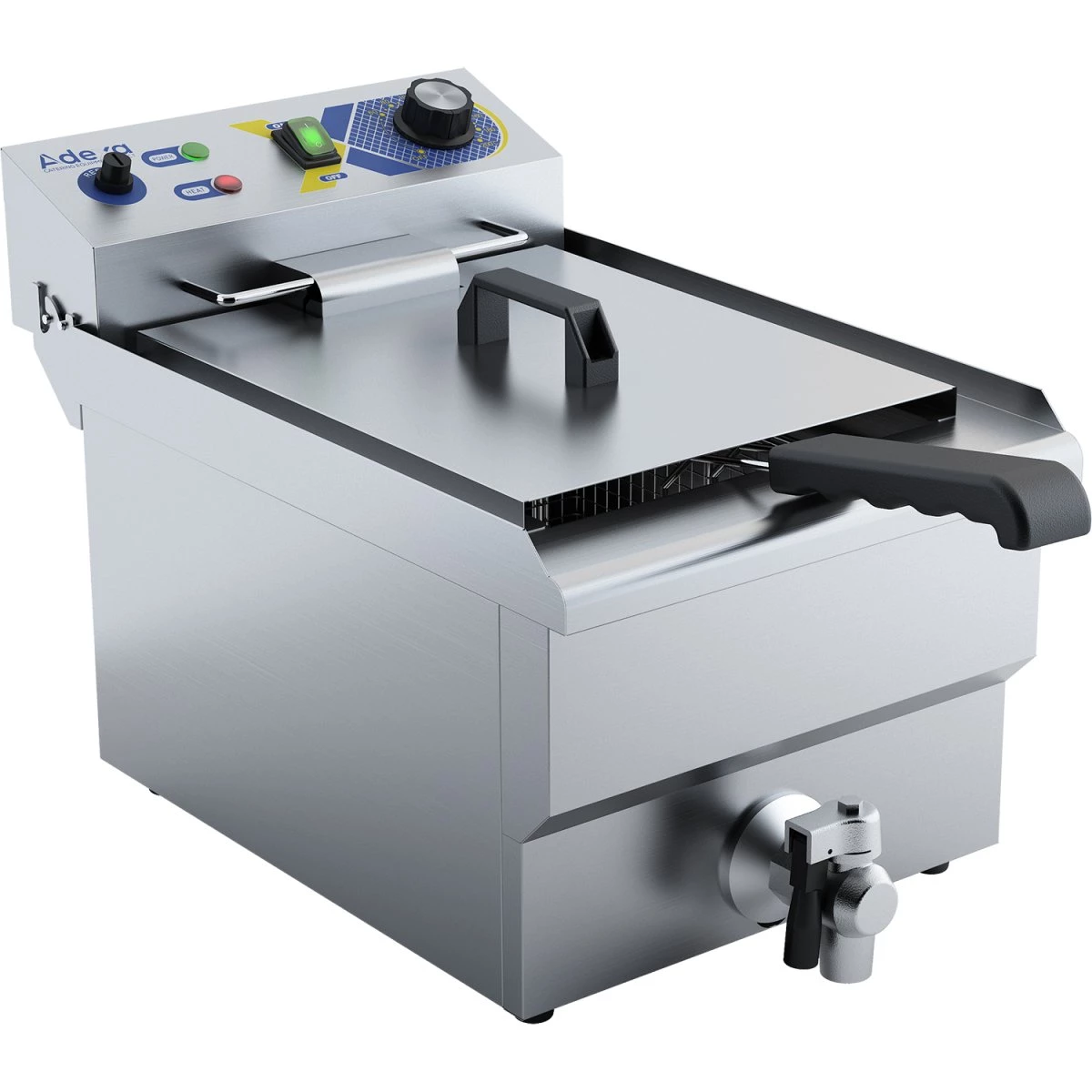Commercial Fryer Single Electric 10 Litre 3kW Countertop | Adexa EF101V 1 Commercial Fryer Single Electric 10 Litre 3kW Countertop | Adexa EF101V