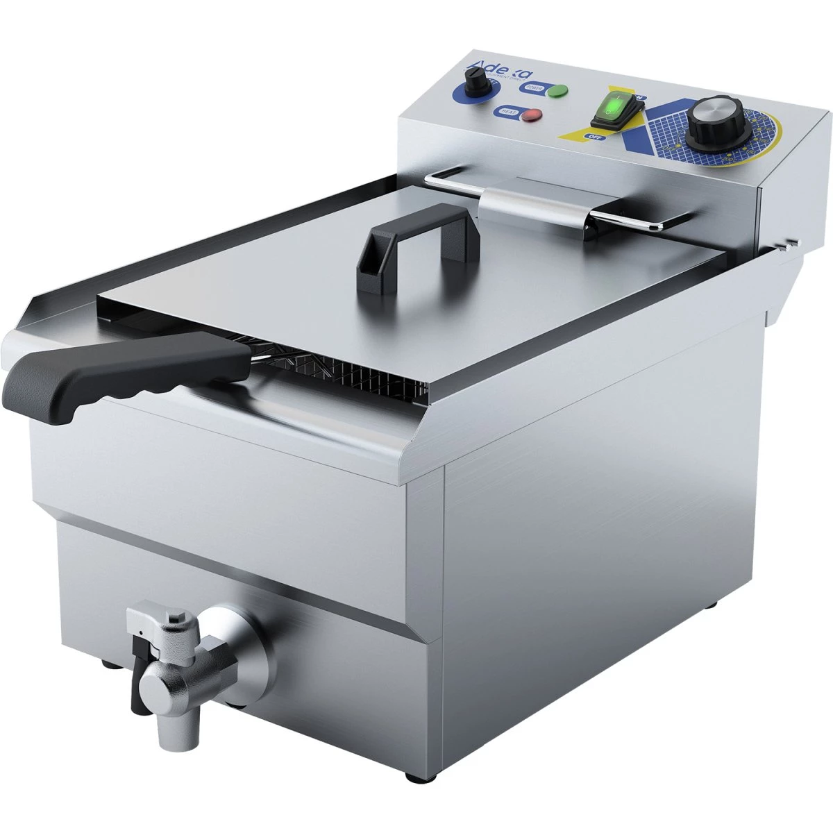 Commercial Fryer Single Electric 10 Litre 3kW Countertop | Adexa EF101V 3 Commercial Fryer Single Electric 10 Litre 3kW Countertop | Adexa EF101V - Image 3
