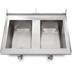 Commercial Deep Fat Fryer 16+16 Litres 3+3kW Countertop Drainage Tap | Adexa MAREF162V -Adexa Sales EF162V 7 1200x1200 1