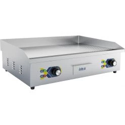 Commercial Griddle Smooth/Ribbed 730x550x240mm 4.4kW Electric | Adexa EG8202