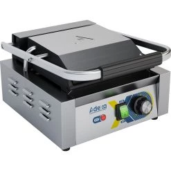 Heavy Duty Panini Contact Grill Single Smooth | Adexa EGD10A -Adexa Sales EGD10 1 1200x1200 1