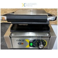 Heavy Duty Panini Contact Grill Single Smooth | Adexa EGD10A -Adexa Sales EGD10A 1200x1200 1