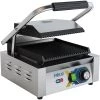 Heavy Duty Panini Contact Grill Single Ribbed | Adexa EGD10C