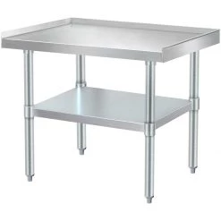 Equipment Stand/Low Table With 3 Side Upstand 1200x760x600mm | Adexa ES41876120