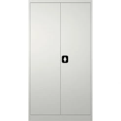 Commercial Steel Grey/White Storage Cupboard With 4 Shelves And Lock 800x400x1800mm | Adexa FCA18WHITE -Adexa Sales FCA18 2 1200x1200 1