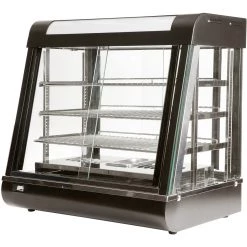 Commercial Heated Showcase Food Warmer 150 Litres Countertop | Adexa FM36