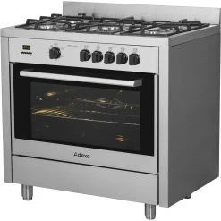 Professional Gas Range 5 Burners 10kW Gas Oven 4.2kW | Adexa G36D085010