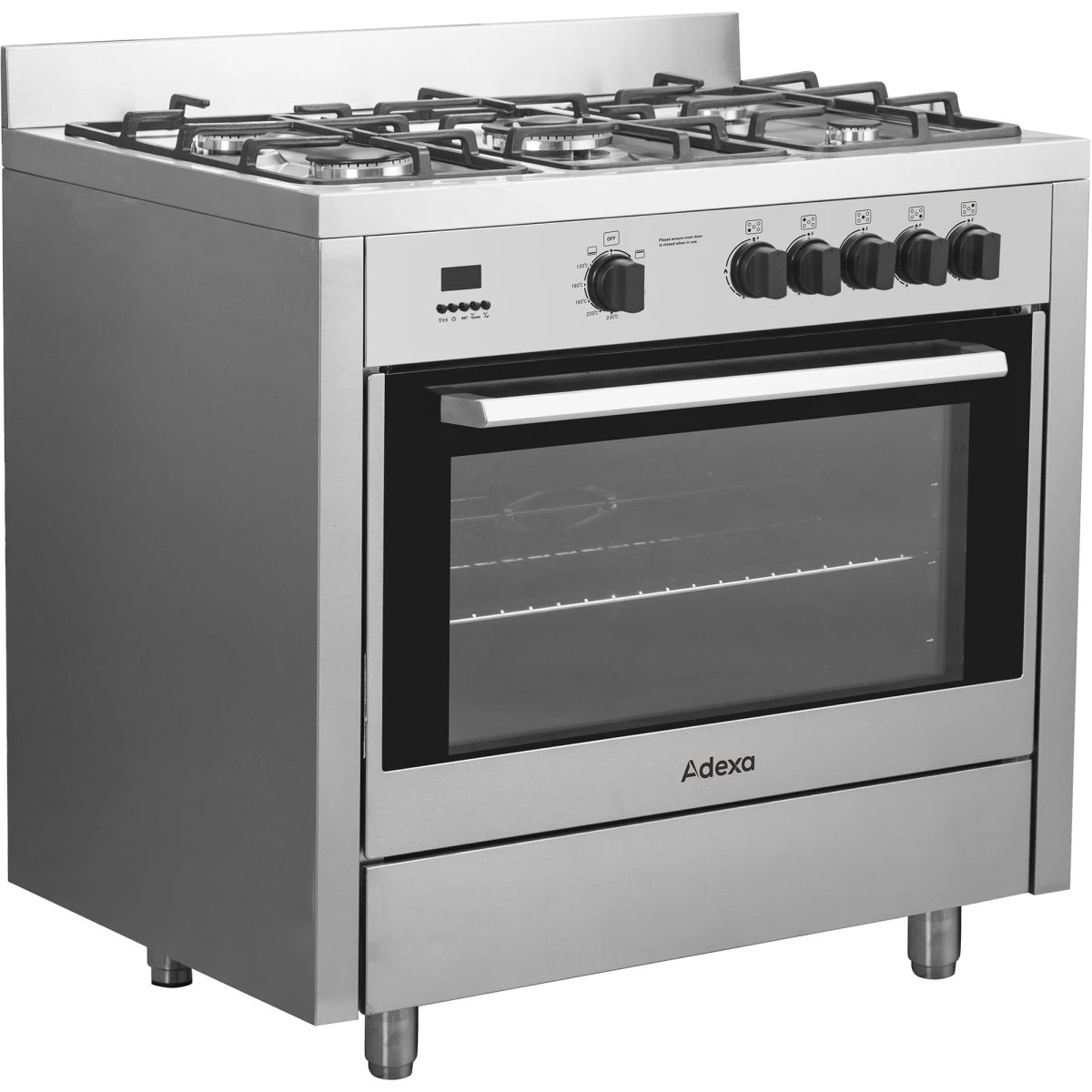 Professional Gas Range 5 Burners 10kW Gas Oven 4.2kW | Adexa G36D085010 5 Professional Gas Range 5 Burners 10kW Gas Oven 4.2kW | Adexa G36D085010 - Image 5