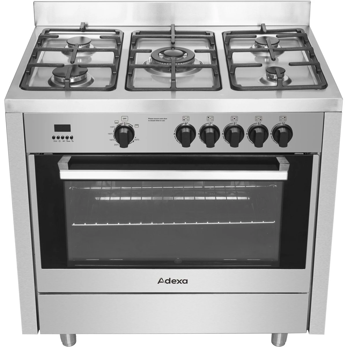 Professional Gas Range 5 Burners 10kW Gas Oven 4.2kW | Adexa G36D085010 6 Professional Gas Range 5 Burners 10kW Gas Oven 4.2kW | Adexa G36D085010 - Image 6