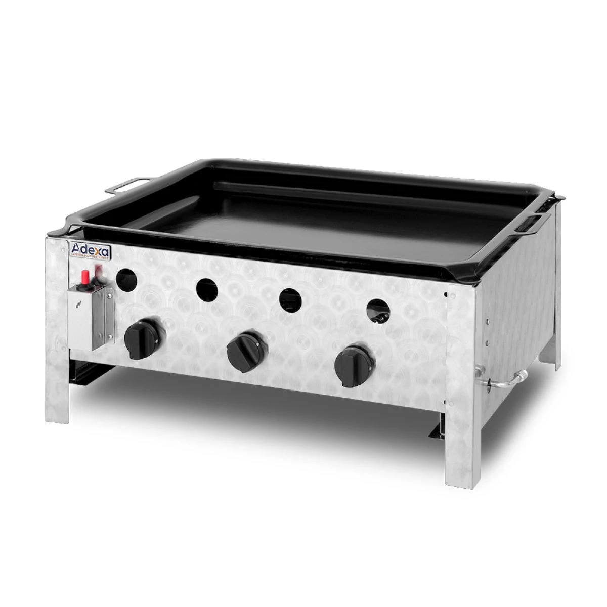Commercial Gas BBQ Grill 3 Burners Table Top | Adexa GG1103A 3 Commercial Gas BBQ Grill 3 Burners Table Top | Adexa GG1103A - Image 3