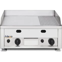 Commercial Gas Griddle Smooth Plate 2 Zones Countertop | Adexa GGN6002 -Adexa Sales GGN6002 3 1200x1200 1