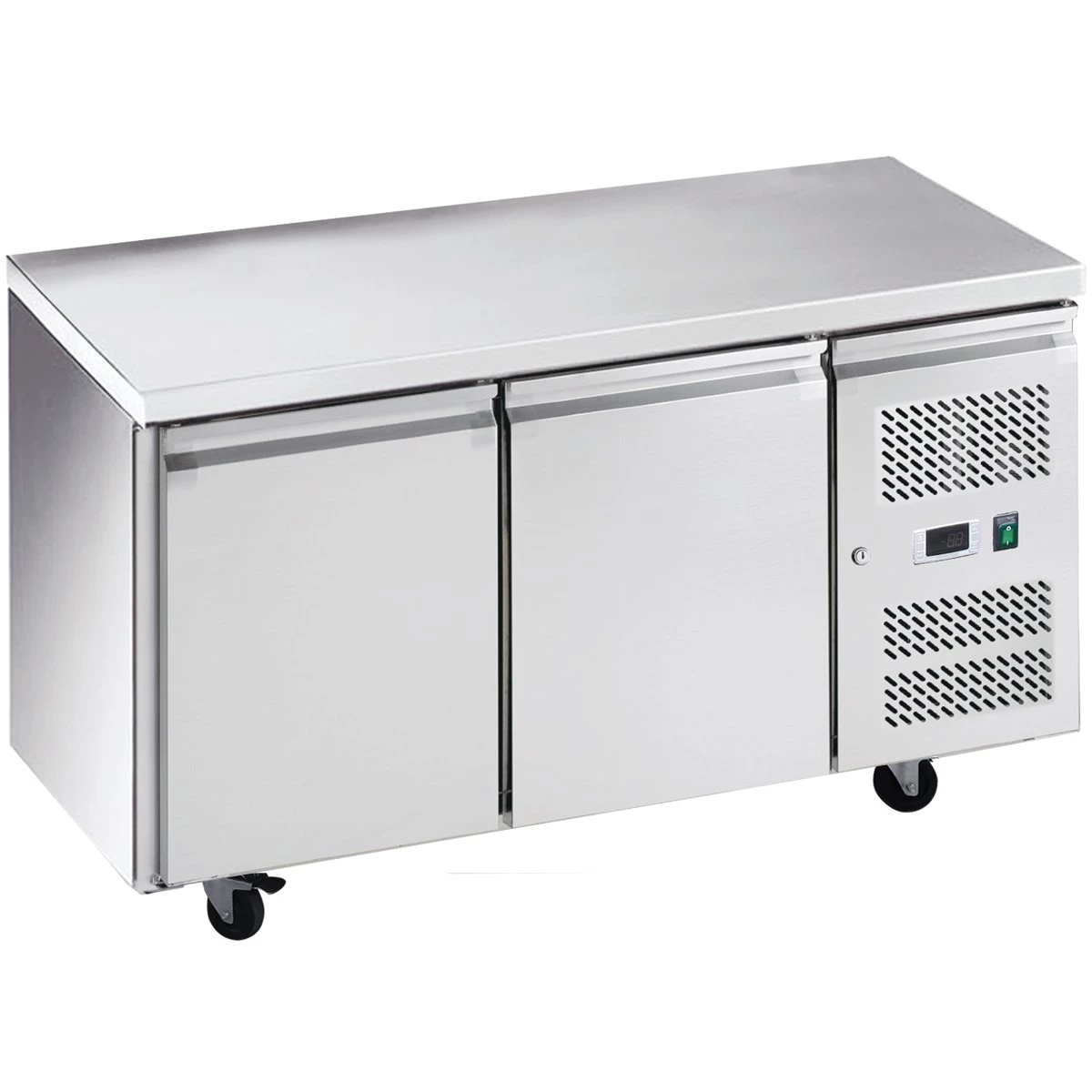 Professional Refrigerated Counter 2 Doors Depth 600mm | Adexa THSNACK2100TN 1 Professional Refrigerated Counter 2 Doors Depth 600mm | Adexa THSNACK2100TN