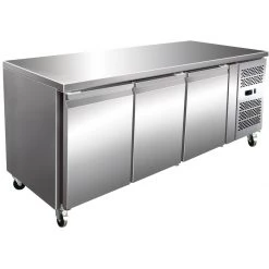 Commercial Freezer Counter Ventilated 3 Doors Depth 600mm | Adexa THSNACK3100BT