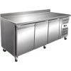 Professional Refrigerated Counter With Upstand 3 Doors Depth 600mm | Adexa RS32V