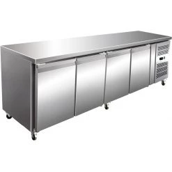 Commercial Freezer Counter Ventilated 4 Doors Depth 700mm | Adexa THP4100BT