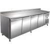 Commercial Refrigerated Counter With Upstand 4 Doors Depth 700mm | Adexa RG42V