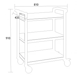 Professional Utility Trolley Multi-purpose 3 Tier 810x435x910mm | Adexa GX032A 5 Professional Utility Trolley Multi-purpose 3 Tier 810x435x910mm | Adexa GX032A -Adexa Sales GX032A 1200x1200 1