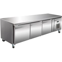 Professional Low Refrigerated Counter / Chef Base 3 Doors 1795x700x650mm | Adexa BASE31