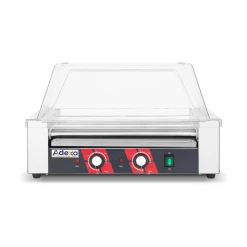 Commercial Hot Dog Roller Grill With Cover | Adexa HD7C