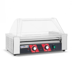 Commercial Hot Dog Roller Grill With Cover | Adexa HD7C -Adexa Sales HD7C207 1200x1200 1