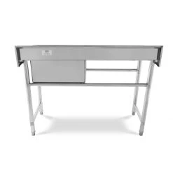 Commercial Sink Stainless Steel 1 Bowl Left Splashback 1200mm Depth 600mm | Adexa HJS1201L -Adexa Sales HJS1201L 5 1200x1200 1