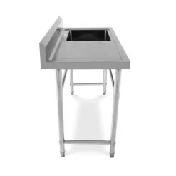 Commercial Sink Stainless Steel 1 Bowl Right Splashback 1200mm Depth 600mm | Adexa HJS1201R -Adexa Sales HJS1201R 6 1200x1200 1